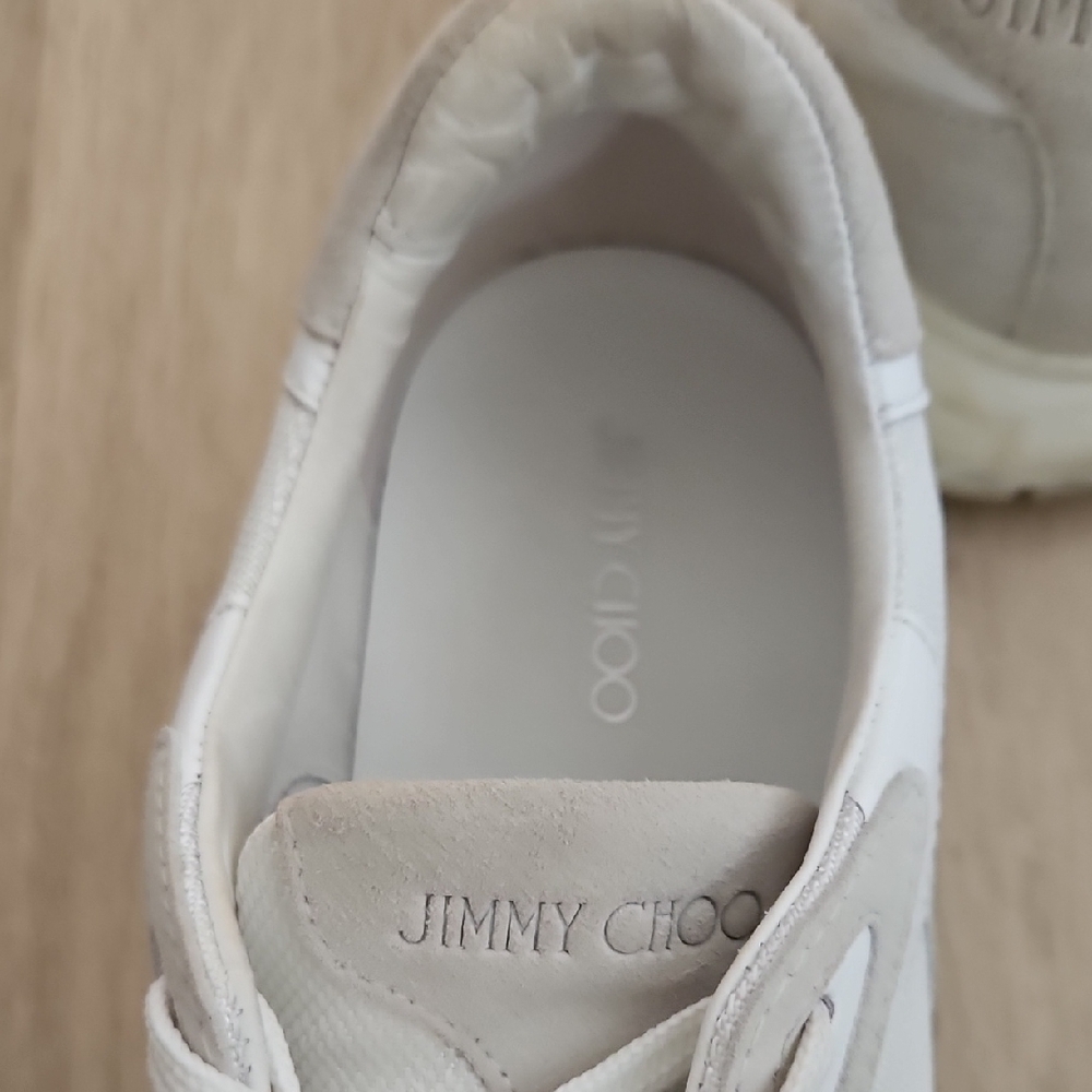 Jimmy Choo White Women's Sneakers Size 41 - Picture 5 of 7